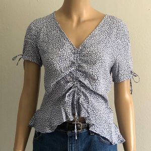 Cute Light Blue Blouse